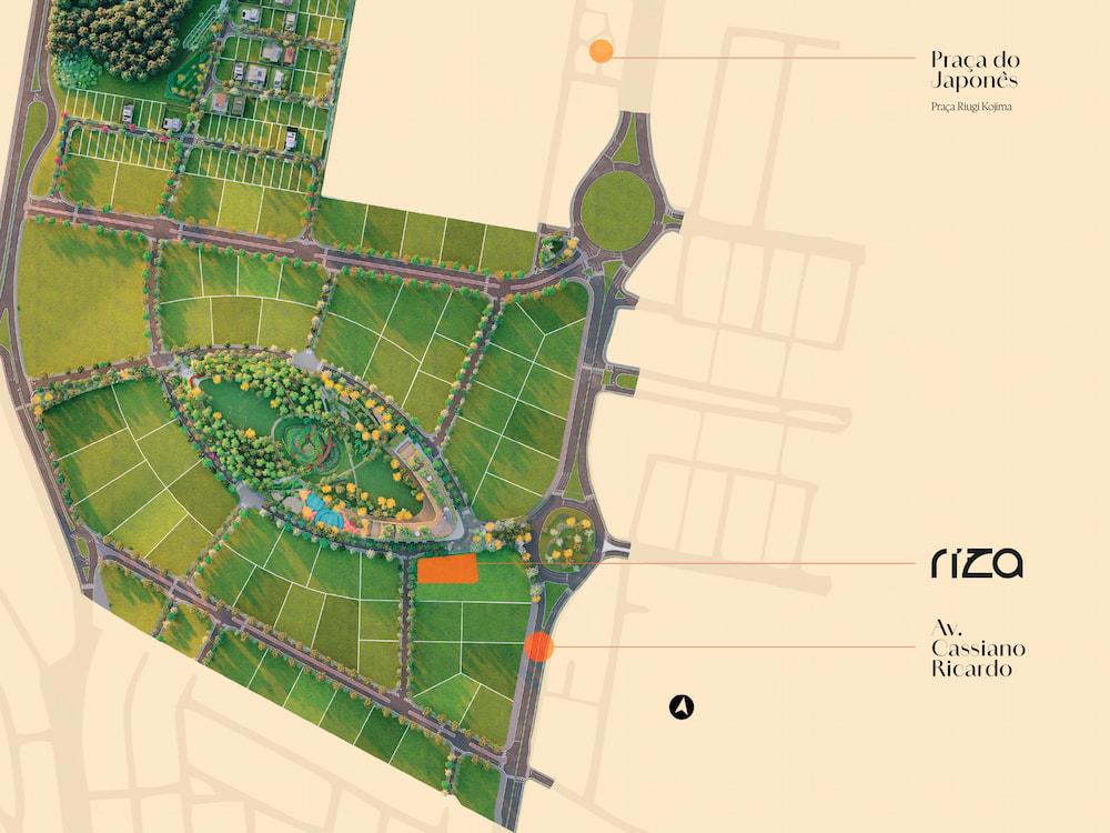 Mapa da localização