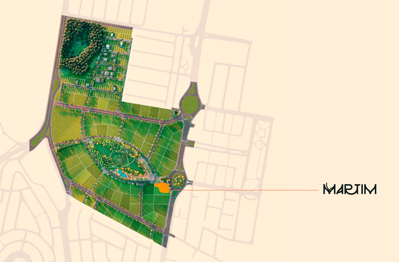 Mapa da localização