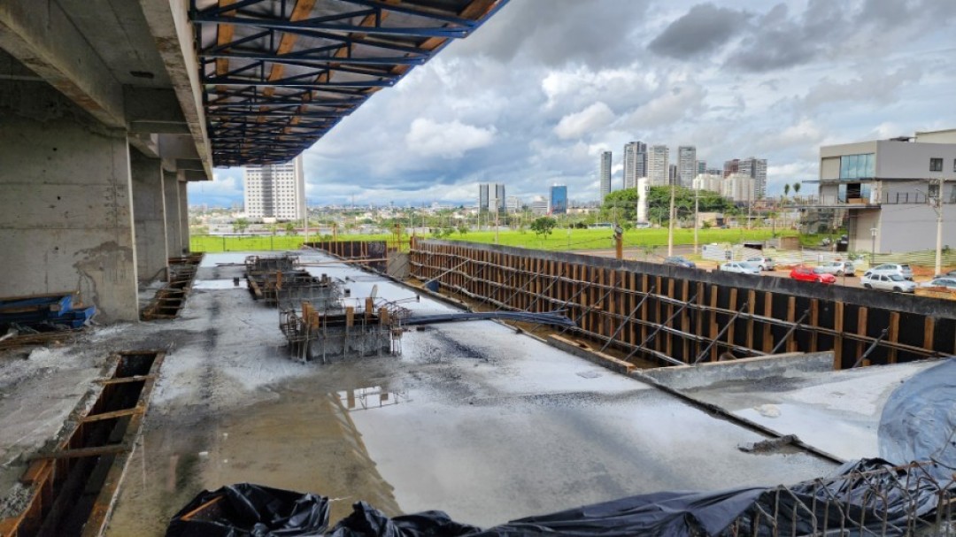 Pós Concretagem pátio da piscina