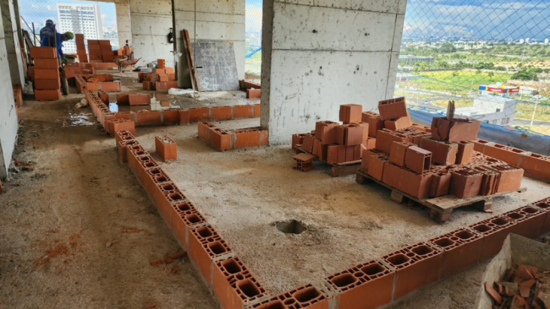 Marcação alvenaria 12° pav.